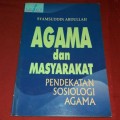 Agama Dan Masyarakat ; Pendekatan Sosiologi Agama