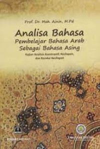 Analisa Bahasa Pembelajaran Bahasa Arab sebagai Bahasa Asing