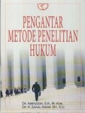 Pengantar Metode Penelitian Hukum