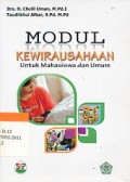 Modul Kewirausahaan Untuk Mahasiswa Dan Umum