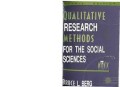 Qualitative Research Methods For The Social Sciences