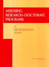 Assesing Research-Doctorate Programs A Methodology Study